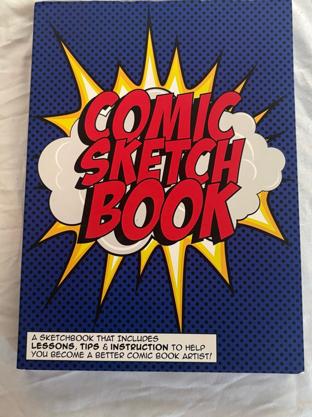 Comic Sketch Book - Blue/Red Pop Art Sketchbook